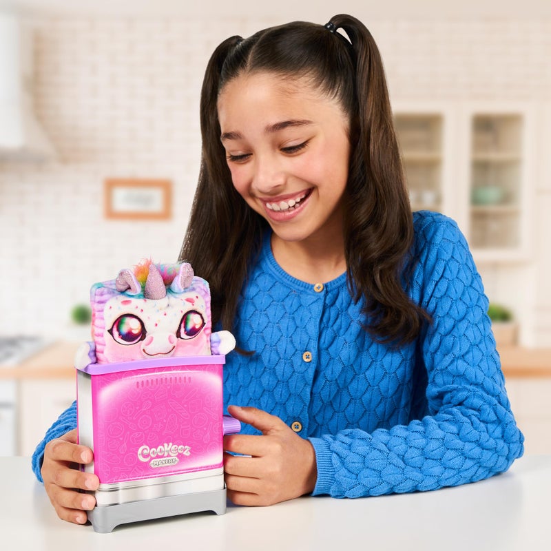Cookeez Makery محمصة خبز كوكيز ماكري توست تريتز مع قطيفة معطرة - عبوتان؛ اصنع صديقًا ناعمًا واسفنجيًا مفاجئًا من القطيفة. انبثق في الخبز وشاهد مفاجأة منبثقة من القطيفة! - Image 3